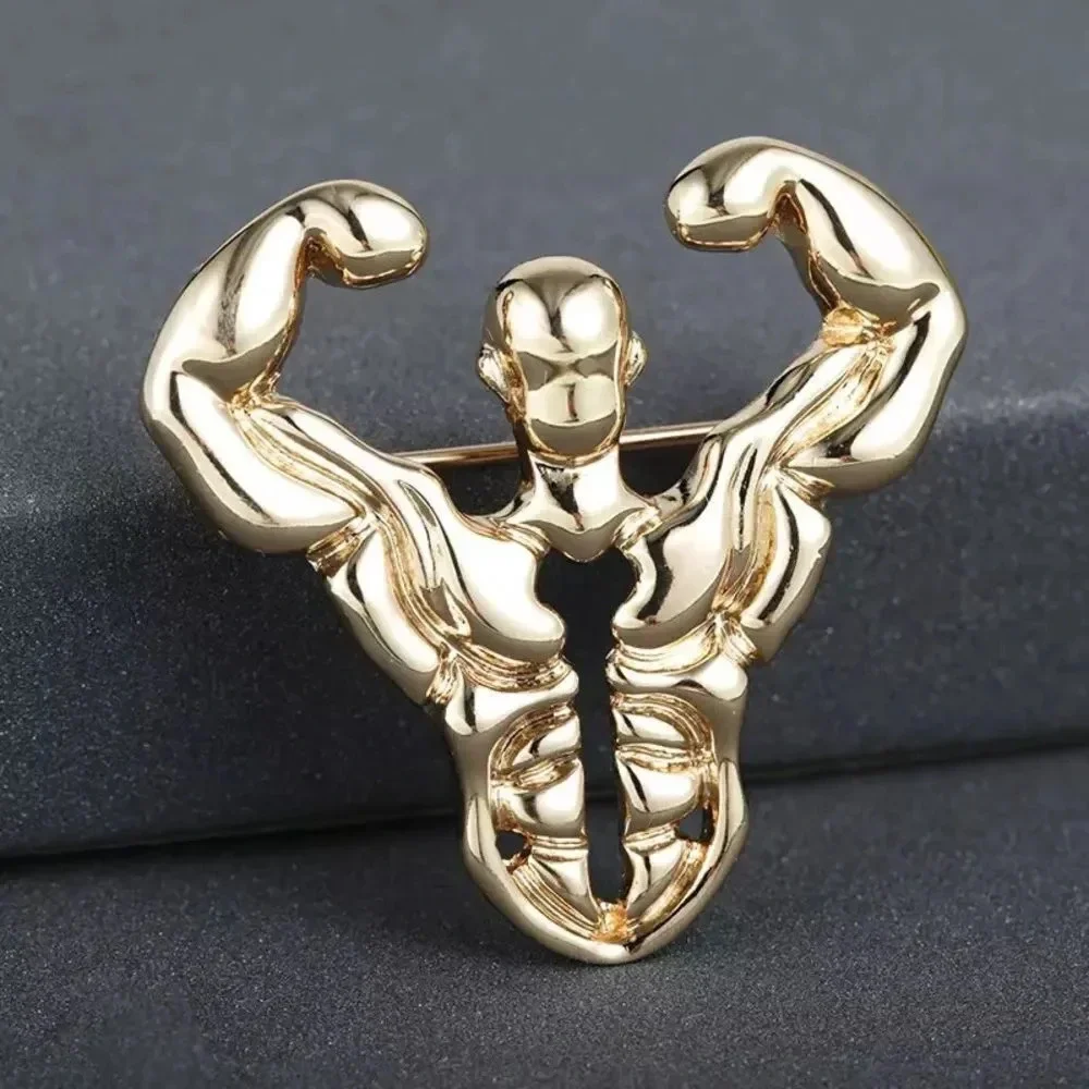 VQ Muscle Men Brooch